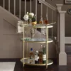 Lauren Bar Cart Antique Gold -Baxton Home Shop GUEST 8061f110 5d36 4c5f 99b7 598f9313514c