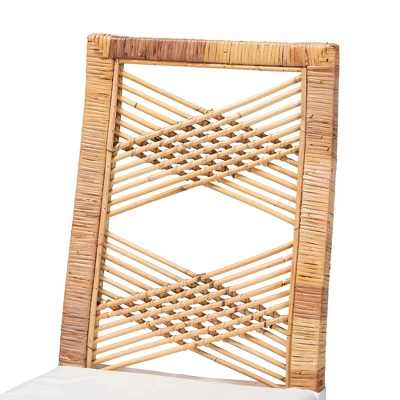 2pc Poltak Rattan Dining Chair Set Brown - Bali & Pari 6 2pc Poltak Rattan Dining Chair Set Brown - Bali & Pari - Image 4