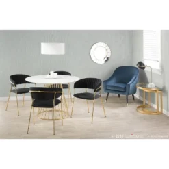 Set Of 2 Tania Contemporary Glam Chairs - LumiSource