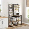 Yaheetech 71"H Large Baker's Rack With Hutch And Wine Rack -Baxton Home Shop GUEST 81d3613f edf5 4514 86b1 e0ebef35a2f4