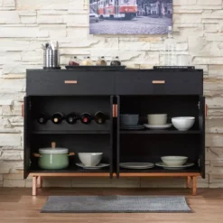 Lauten Contemporary 2 Drawer Buffet Server - HOMES: Inside + Out 14 Lauten Contemporary 2 Drawer Buffet Server - HOMES: Inside + Out -Baxton Home Shop GUEST 81deaf9f 9081 4bdd 81c8 3a6a3fc48030