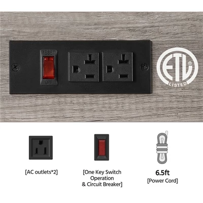 Yaheetech 4-Tier 55" Kitchen Baker's Rack With Power Outlet 9 Yaheetech 4-Tier 55" Kitchen Baker's Rack With Power Outlet - Image 7