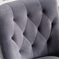 Set Of 2 Polyester Dining Arm Chair Gray - Kinwell -Baxton Home Shop GUEST 845acfe5 102f 4ef4 97a5 2a36627af483