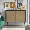 Allen Mid-Century Modern Buffet Black/Natural - Angelo:Home -Baxton Home Shop GUEST 84ccf15f f489 4ad1 af69 7e3c6a75664e