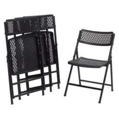 Set Of 4 AirFlex Series Premium Polypropylene Folding Chair - Hampden Furnishings