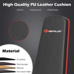 Costway Foldable Weight Bench Multifunctional Dumbbell Gym Bench W/Elastic Ropes -Baxton Home Shop GUEST 854f4c8d 9ae6 4b02 8351 d41a52fac926