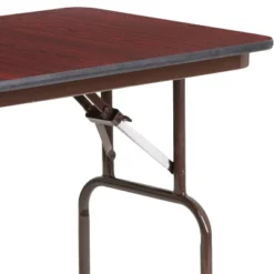 Emma And Oliver 4-Foot Mahogany Melamine Laminate Folding Banquet Table -Baxton Home Shop GUEST 869198c5 3d19 40f7 aa37 c9cff14b59b0 1
