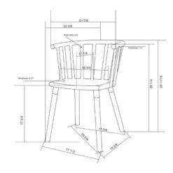 Set Of 2 Balboa Barrel Back Dining Chair - Threshold™ -Baxton Home Shop GUEST 86a6746e efe7 483c b549 552159a59841