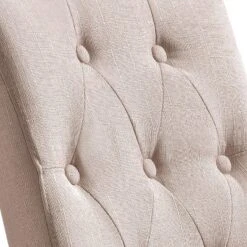 Set Of 2 Aristocratic Solid Wood Tufted Dining Chair-ModernLuxe -Baxton Home Shop GUEST 86e48c6f 64dc 47da bf86 ee2e9d5fa89e