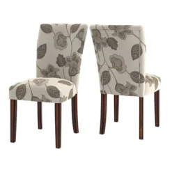 Set Of 2 Reeves Print Parsons Dining Side Chairs Damask - Inspire Q -Baxton Home Shop GUEST 877bc18f ec96 4bba 9190 a44a220d9dbd