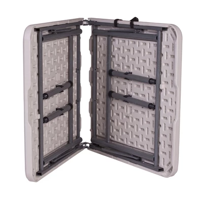 Stansport Folding Camping Table With Adjustable Height 48" X 24" 4 Stansport Folding Camping Table With Adjustable Height 48" X 24" - Image 2