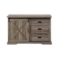 Orson Transitional Sliding X Barn Door Sideboard With 3 Drawers - Saracina Home -Baxton Home Shop GUEST 88329e10 f9bf 47de 8572 0106e820275c