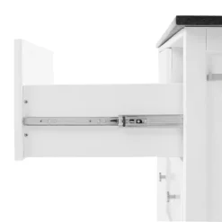 Soren Granite Top Kitchen Island/Cart Black/White - Crosley -Baxton Home Shop GUEST 886448b9 928b 465d 8f2d 9b200cc7557d