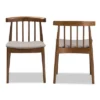 Set Of 2 Wyatt Midcentury Modern Walnut Wood Dining Chairs Beige/Brown - Baxton Studio -Baxton Home Shop GUEST 88f65e54 5f32 4755 9d77 21fe0f22b855