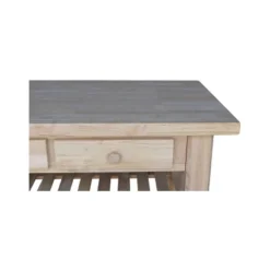 Sasha Kitchen Island - Unfinished - International Concepts -Baxton Home Shop GUEST 8a8513d1 61c1 4ea1 b844 4e26bffd5f71