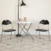 Flash Furniture 2 Pack HERCULES Series Black Vinyl Metal Folding Chair With Carrying Handle 2 Flash Furniture 2 Pack HERCULES Series Black Vinyl Metal Folding Chair With Carrying Handle -Baxton Home Shop GUEST 8a908452 da4a 4e11 9f14 bd1a261160c5