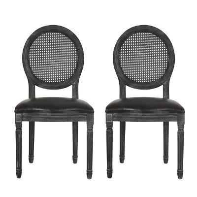 2pk Aquilla French Country Wood And Cane Upholstered Dining Chairs - Christopher Knight Home 15 2pk Aquilla French Country Wood And Cane Upholstered Dining Chairs - Christopher Knight Home - Image 13