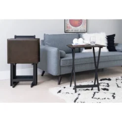 Marlowe Tray Table Set - Linon -Baxton Home Shop GUEST 8d1b6761 e1ce 44b1 8872 79eb1196c850