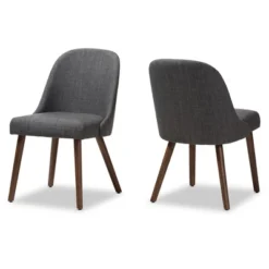 Set Of 2 Cody Mid Century Modern Walnut Finished Wood Fabric Upholstered Dining Chair - Baxton Studio 18 Set Of 2 Cody Mid Century Modern Walnut Finished Wood Fabric Upholstered Dining Chair - Baxton Studio -Baxton Home Shop GUEST 8df35200 eebb 41bc 8228 10eecf258e30