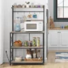 Yaheetech 63″ H Kitchen Baker’s Racks With 2 AC Outlets, 4-Tier Microwave Oven Stand -Baxton Home Shop GUEST 8f0abc44 aa18 40ec a4cb bb673a984008