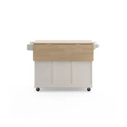 Dolly Madison Kitchen Cart With Wood Top - Home Styles -Baxton Home Shop GUEST 8f354576 0d62 4821 addb f1477800b122