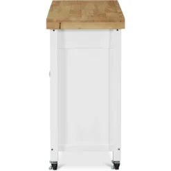 Denver Kitchen Cart White - ClickDecor -Baxton Home Shop GUEST 8faeff72 eb99 4a7d 9abc 1d1b14283baa