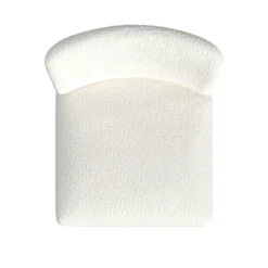 Upholstered Dining Chair Cream Boucle - HomePop -Baxton Home Shop GUEST 90d23bf9 1a08 4fe4 939a ae8f270bf330