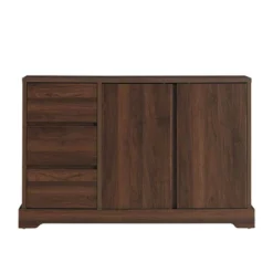 Costway Buffet Sideboard Cupboard Cabinet Console Table W/ 3 Drawers & Adjustable Shelf -Baxton Home Shop GUEST 916a08c5 f000 4a7f a3c5 304c4fa7d9d4