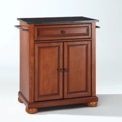 Alexandria Black Granite Top Portable Kitchen Island/Cart - Crosley 19 Alexandria Black Granite Top Portable Kitchen Island/Cart - Crosley -Baxton Home Shop GUEST 92bf47a8 5129 4531 b1ab df60ee2f592f