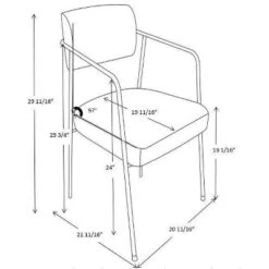 Smyth Metal Frame Upholstered Dining Chair Gray - Threshold™ -Baxton Home Shop GUEST 932fc230 4a72 4c5b a66a d514ba38c6c3