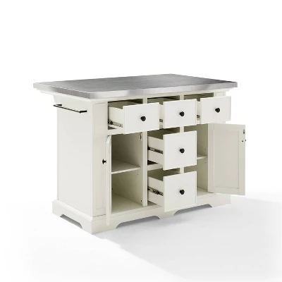 Julia Stainless Steel Top Kitchen Island - Crosley 12 Julia Stainless Steel Top Kitchen Island - Crosley - Image 10