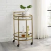 Bailey Round Bar Cart Gold - Crosley -Baxton Home Shop GUEST 95fd896c 15cb 4b3c 97fe a5b7786fc680