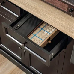 HOMCOM Sideboard Buffet Cabinet With Storage Drawers, 2 Door Kitchen Storage Cabinet With Adjustable Shelves, Coffee Bar For Living Room, Black -Baxton Home Shop GUEST 9601af65 4489 419c afc7 d47435bfef78