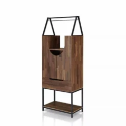 Meluse Multi Storage Wine Cabinet Light Hickory - HOMES: Inside + Out -Baxton Home Shop GUEST 967a6dc3 1ddf 4d91 b52c 59279bf2a85f