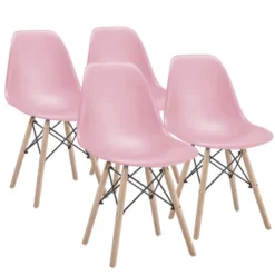 Yaheetech Modern Dining Chairs With Natural Beech Wood Set Of 4 -Baxton Home Shop GUEST 96d84454 1095 4a98 80ef 47b8adc6495b