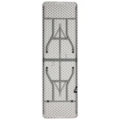 Flash Furniture 8-Foot Bi-Fold Granite White Plastic Banquet And Event Folding Table With Carrying Handle -Baxton Home Shop GUEST 96dcf960 a6fc 4c3d 8313 dd9dde97dda5