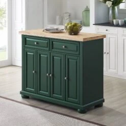 Madison Kitchen Island/Cart Emerald Green - Crosley -Baxton Home Shop GUEST 9749606c f9e2 481a a567 504a54368202