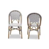 Set Of 2 Celie Indoor And Outdoor Stackable Bistro Dining Chairs - Baxton Studio -Baxton Home Shop GUEST 983912ee 2551 46b9 9da0 c2a68867483b
