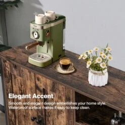 Costway 2-Door Industrial Kitchen Storage Cabinet Buffet Sideboard Open Shelves -Baxton Home Shop GUEST 989fd4ff d3c4 4136 858c 1a82fb4190cf