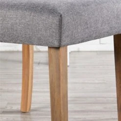 Yaheetech 2pcs Classic Fabric Upholstered Dining Chair Kitchen Chair -Baxton Home Shop GUEST 99284dea b43f 4a54 bdd7 ac7efa23be7b