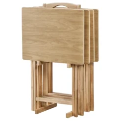 5pc TV Tray Set Wood - Plastic Dev Group -Baxton Home Shop GUEST 99b4184c 0367 42a6 9ce2 90aced9bfefa