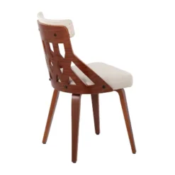 Set Of 2 York Dining Chairs Cream/Walnut - Lumisource 13 Set Of 2 York Dining Chairs Cream/Walnut - Lumisource -Baxton Home Shop GUEST 9a30a3a1 7ae9 4580 b38d 756e46176eff