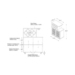 Morse Farmhouse Mobile Wine Cabinet Reclaimed Oak - HOMES: Inside + Out 17 Morse Farmhouse Mobile Wine Cabinet Reclaimed Oak - HOMES: Inside + Out -Baxton Home Shop GUEST 9a5ef94f 42ec 4f8d 9605 fdc77909520d
