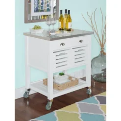 Robbin Kitchen Cart - Linon -Baxton Home Shop GUEST 9a6ee6df 5067 403c 9498 01b1cbe7ddf9