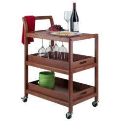 Albert Entertainment Cart Walnut - Winsome -Baxton Home Shop GUEST 9a8de8a3 83b7 4b1b 8202 36e53fbd657a