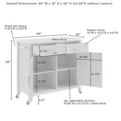 Tristan Kitchen Island Cart - Crosley -Baxton Home Shop GUEST 9bceda9b 1878 44a5 8e20 57731e3f58db