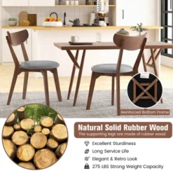 Set Of 2 Dining Chair Upholstered Curved Back Side Chair With Solid Wooden Legs 16 Set Of 2 Dining Chair Upholstered Curved Back Side Chair With Solid Wooden Legs -Baxton Home Shop GUEST 9c227292 e681 4886 9fdc b66bbadb021f