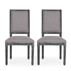 2pk Regina French Country Wood Upholstered Dining Chairs - Christopher Knight Home 28 2pk Regina French Country Wood Upholstered Dining Chairs - Christopher Knight Home -Baxton Home Shop GUEST 9ca68043 84c6 4e36 8d20 107a7e9c634b
