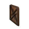 Straight Edge Folding Card Table Espresso Brown - Stakmore