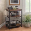Austin Kitchen Cart Metal/Wood - Linon -Baxton Home Shop GUEST 9ebac13d ed73 4797 ad04 ef51517ac0db